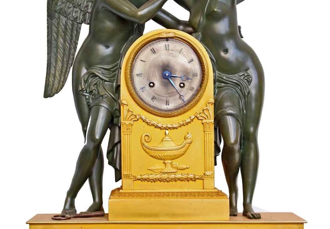 Claude Michallon (1751-1799) Important 1st Empire Clock H: 70 Cm-photo-3