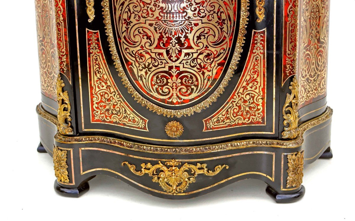 Napoleon III Furniture In Boulle Marquetry-photo-4