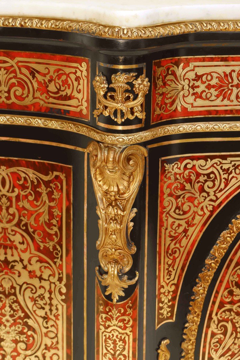 Napoleon III Furniture In Boulle Marquetry-photo-7