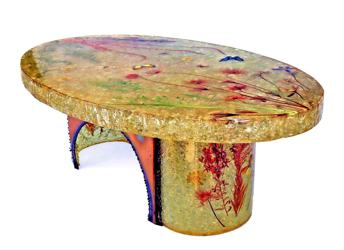 Accolay Table Basse Eclairante 1960-70