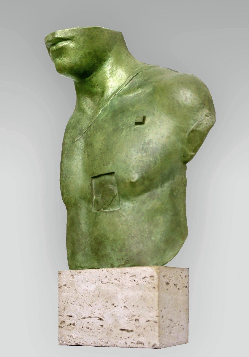 Igor MITORAJ (1944 -2014)  - Asclépios - Bronze Signé et Numéroté -photo-4