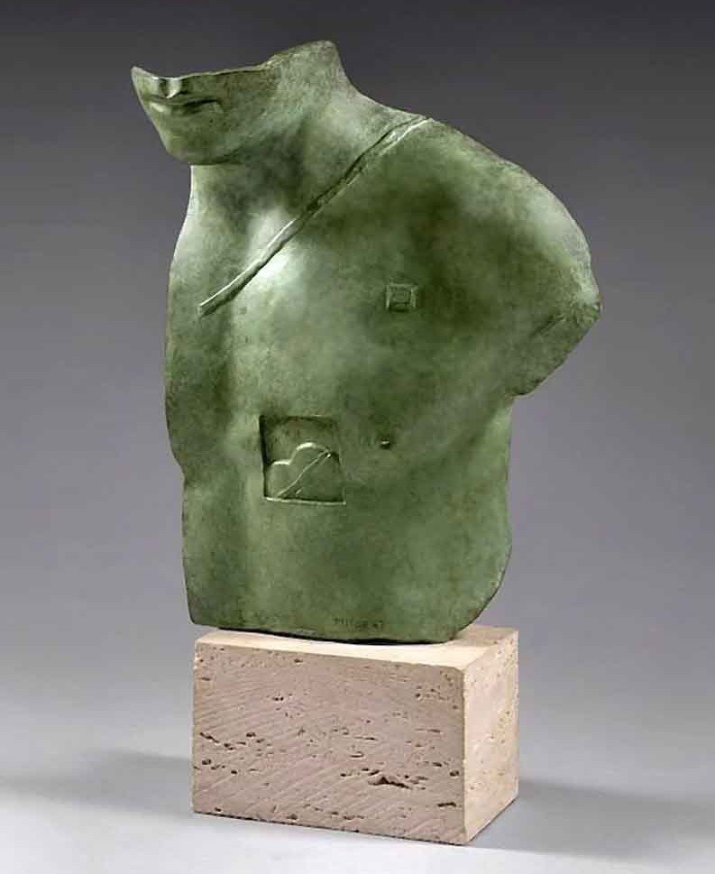 Igor MITORAJ (1944 -2014)  - Asclépios - Bronze Signé et Numéroté 