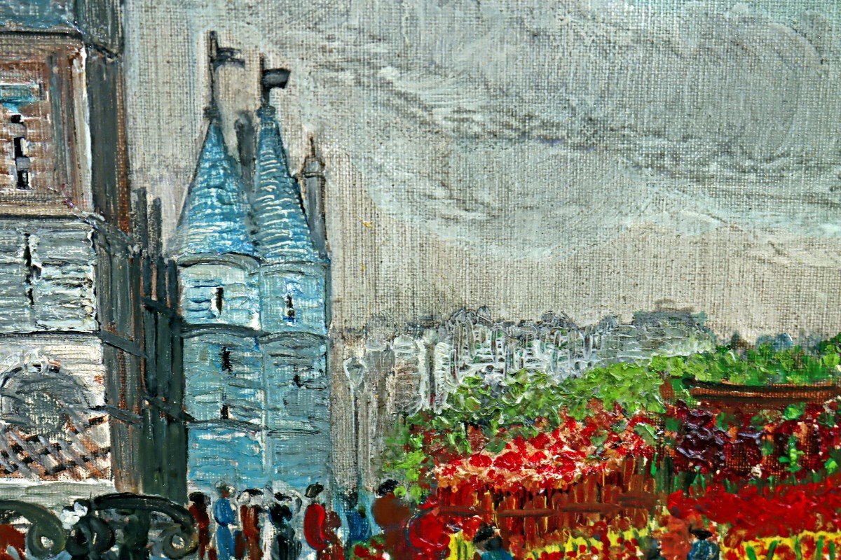 Frank Will (1900-1950) Paris Oil On Canvas-photo-6