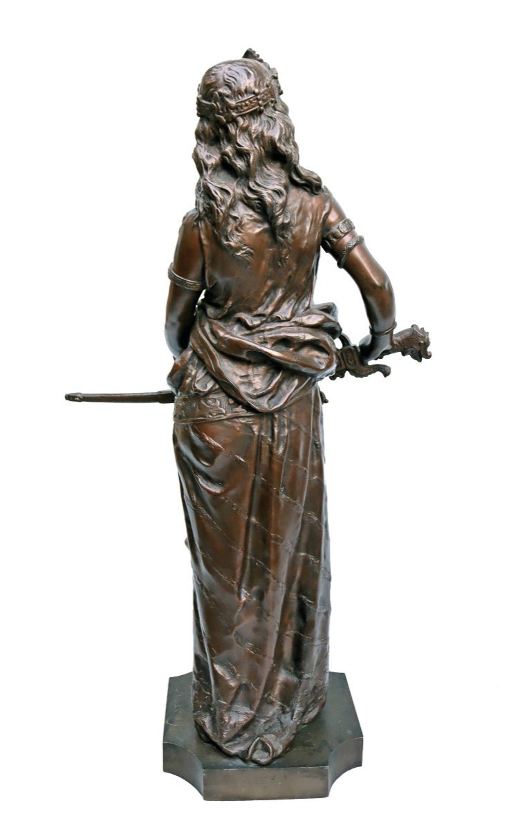 Charles Levy (1840-1899) Bronze "salomé" 85cm-photo-3