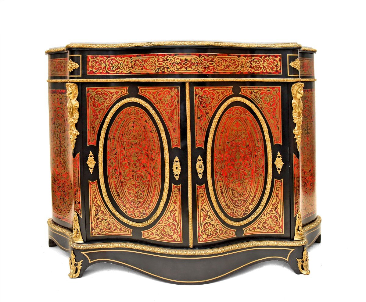 Large Boulle  From The Napoleon III Period-photo-2