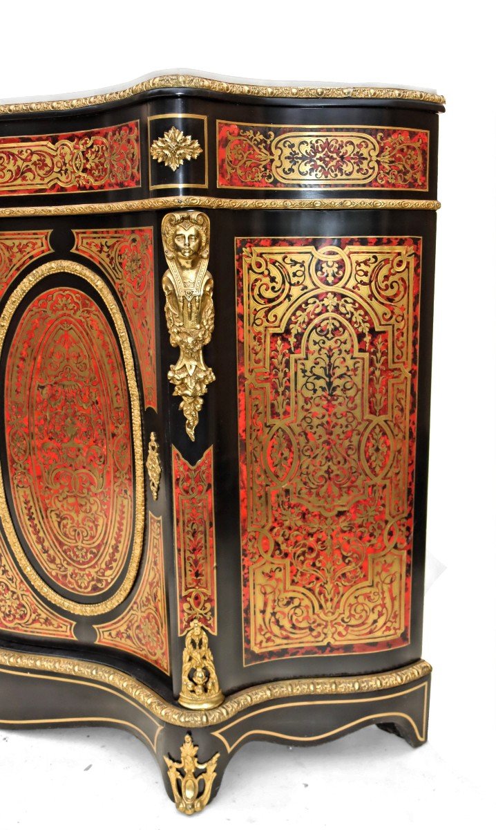 Large Boulle  From The Napoleon III Period-photo-2