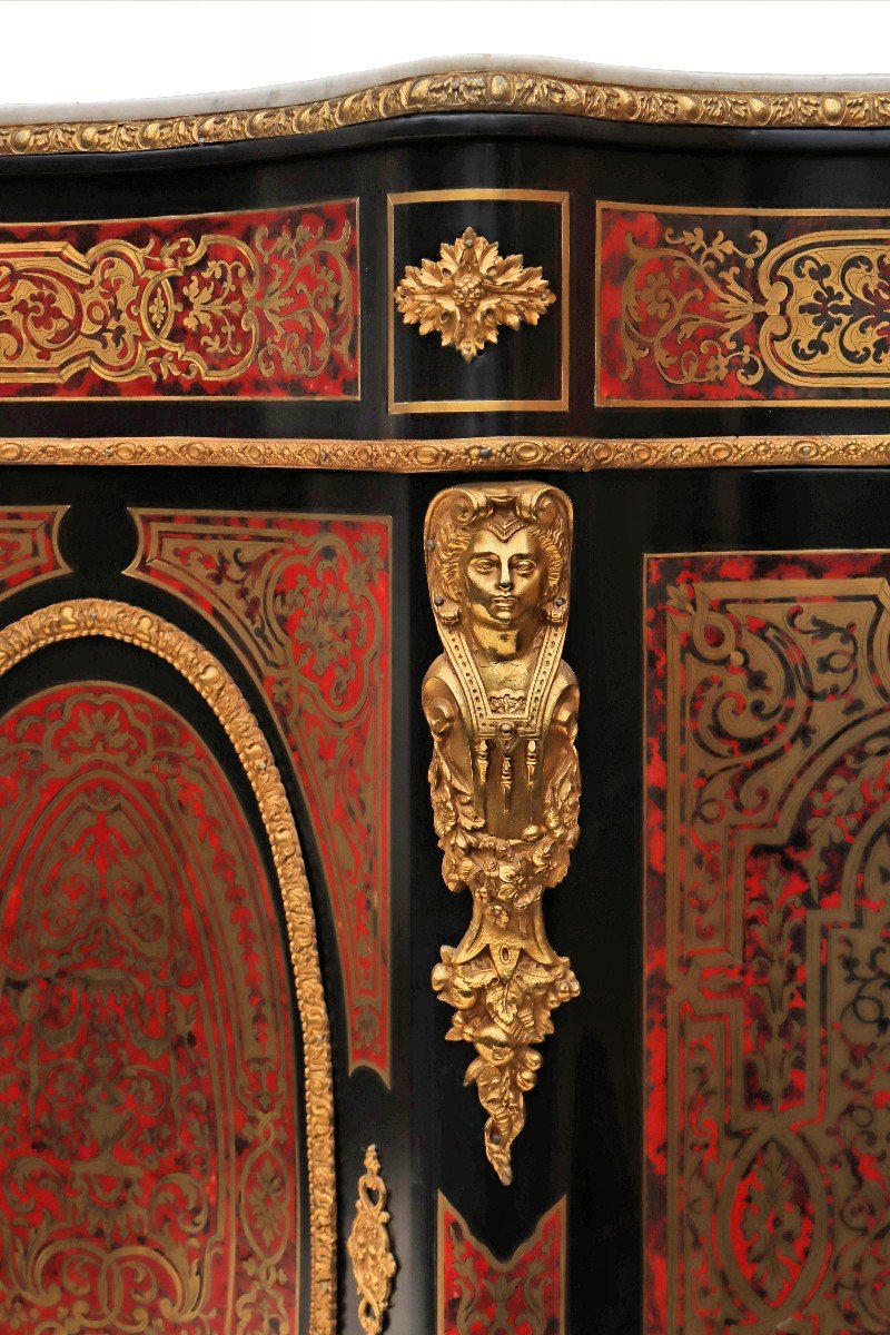 Large Boulle  From The Napoleon III Period-photo-3