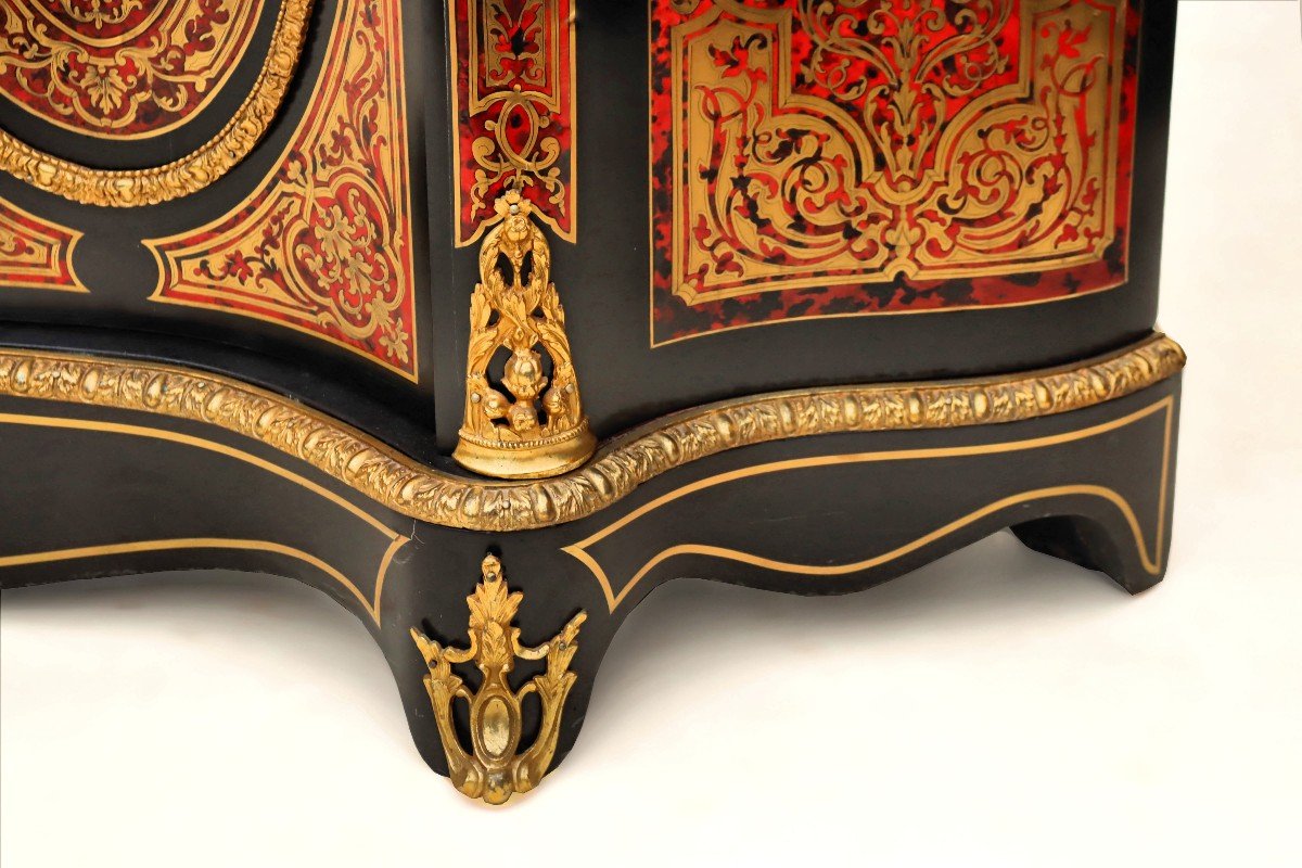 Large Boulle  From The Napoleon III Period-photo-4