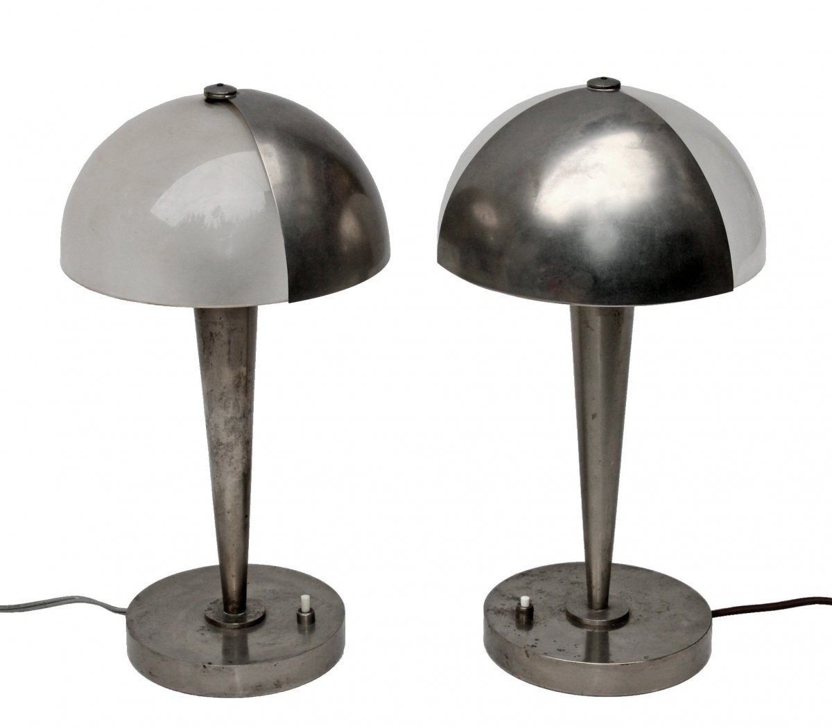 Jean Perzel (1892-1986) Paire de Lampes époque Art Déco -photo-3