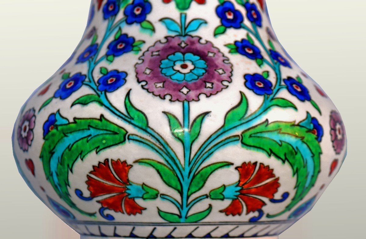 Théodore Deck (1823-1891) Rare Orientalist Vase-photo-2