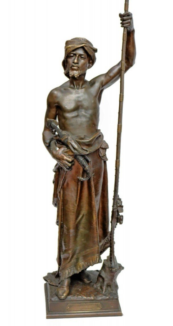 Joaquin ANGLÉS CAÑÉ XIXe Bronze Orientaliste (hauteur 90 cm)