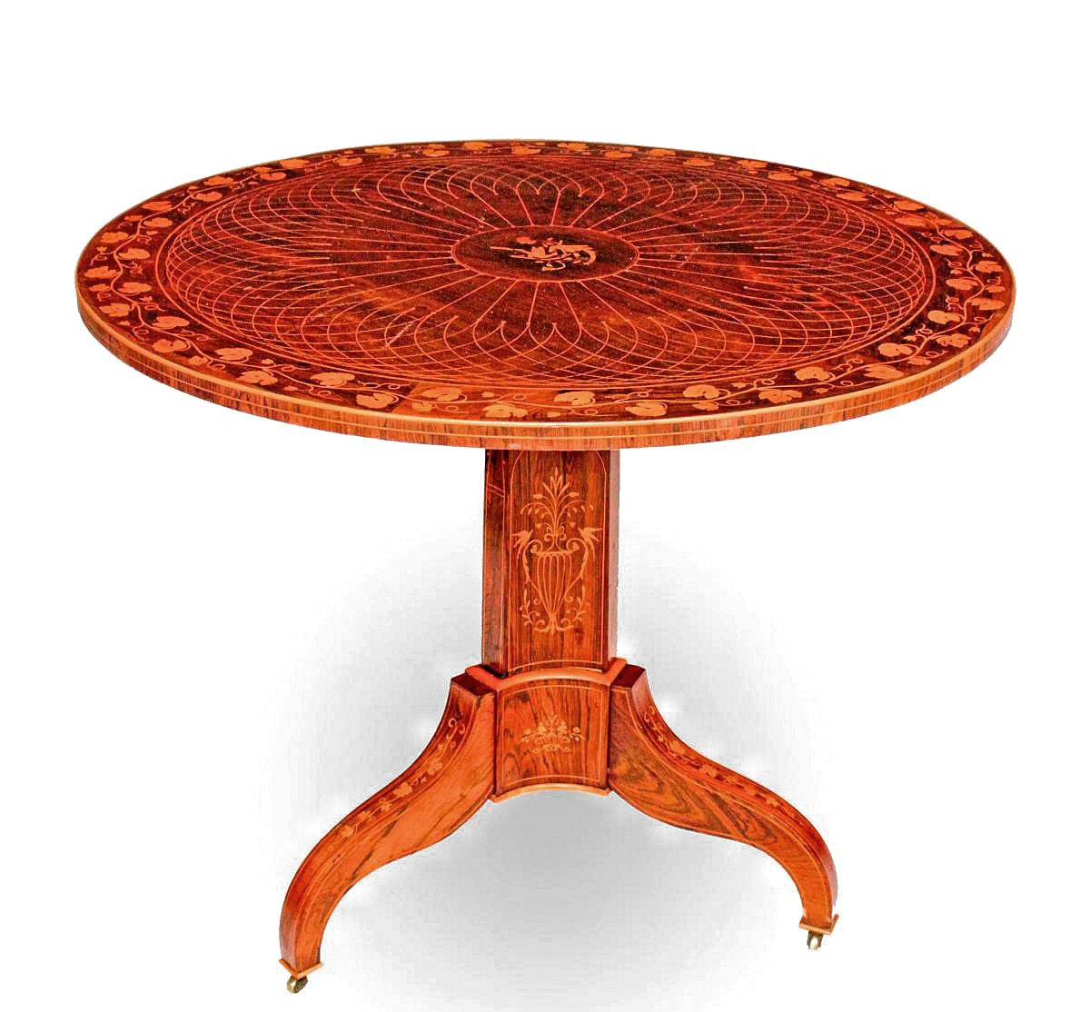 Large Charles X Marquetry Table