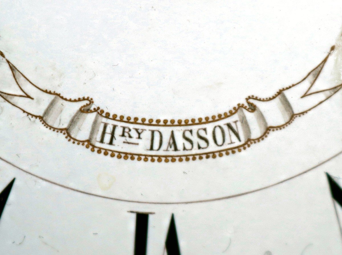 Henry Dasson (1825-1896) Grande Pendule en Bronze doré-photo-6