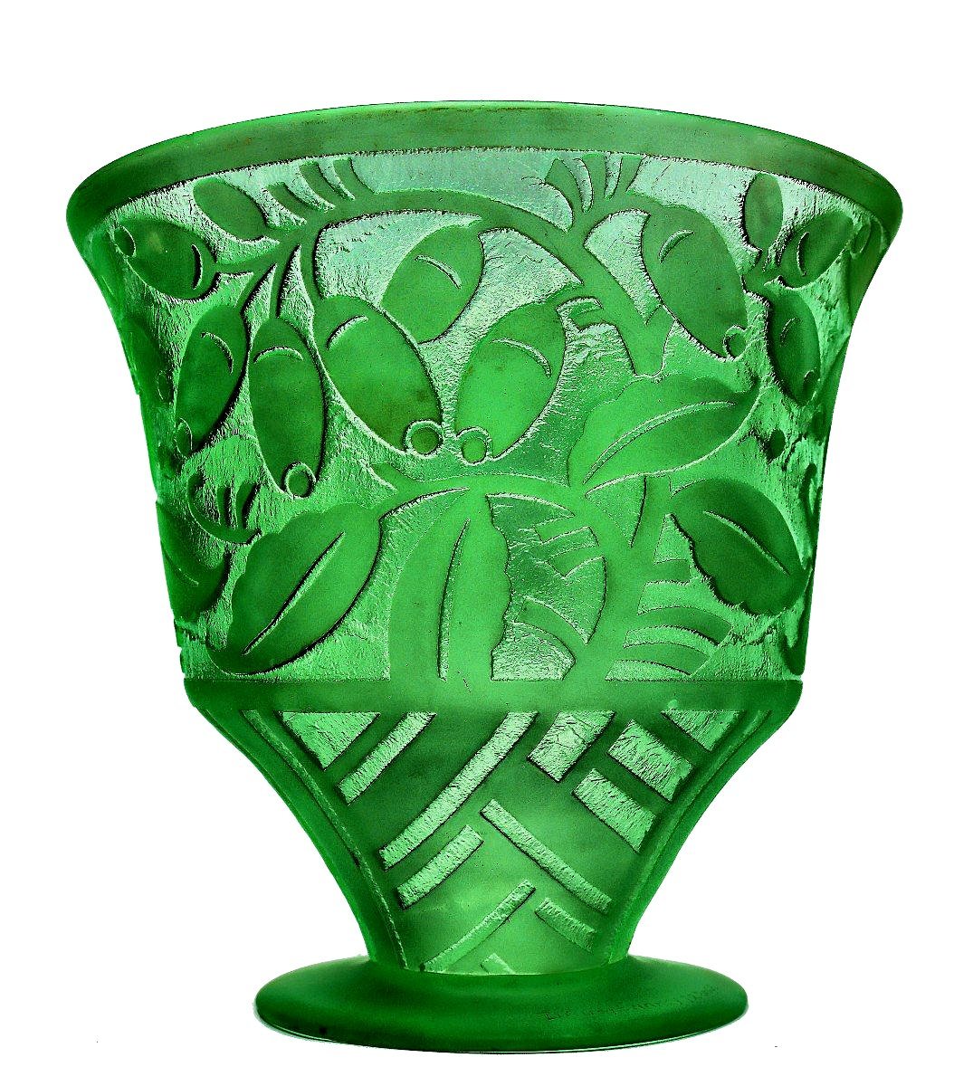 Daum☨nancy Important Art Deco Vase 1925-photo-2