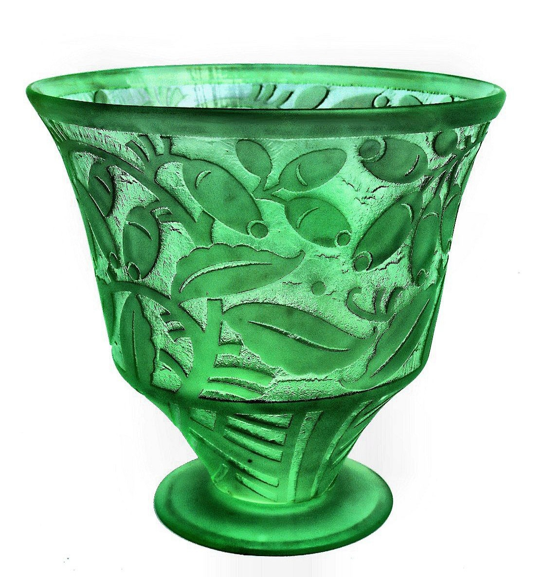 Daum☨Nancy Important Vase Art Déco 1925