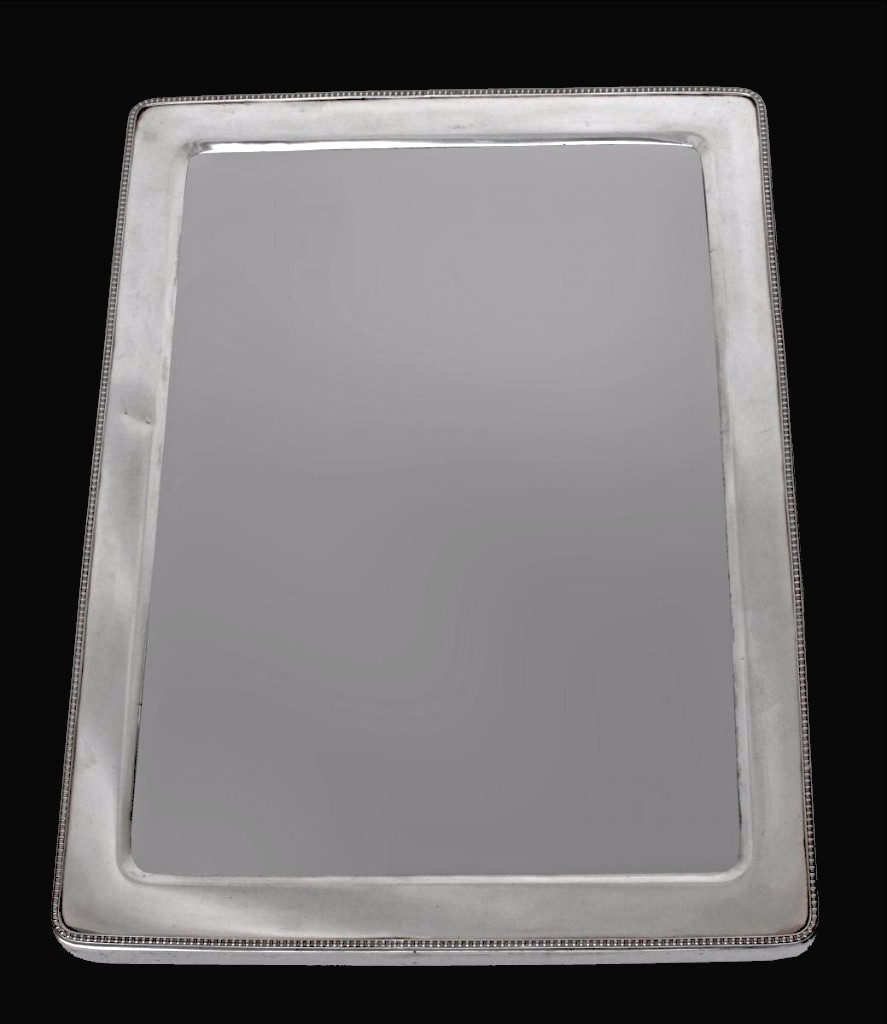 Sterling Silver Mirror XIXe-photo-3