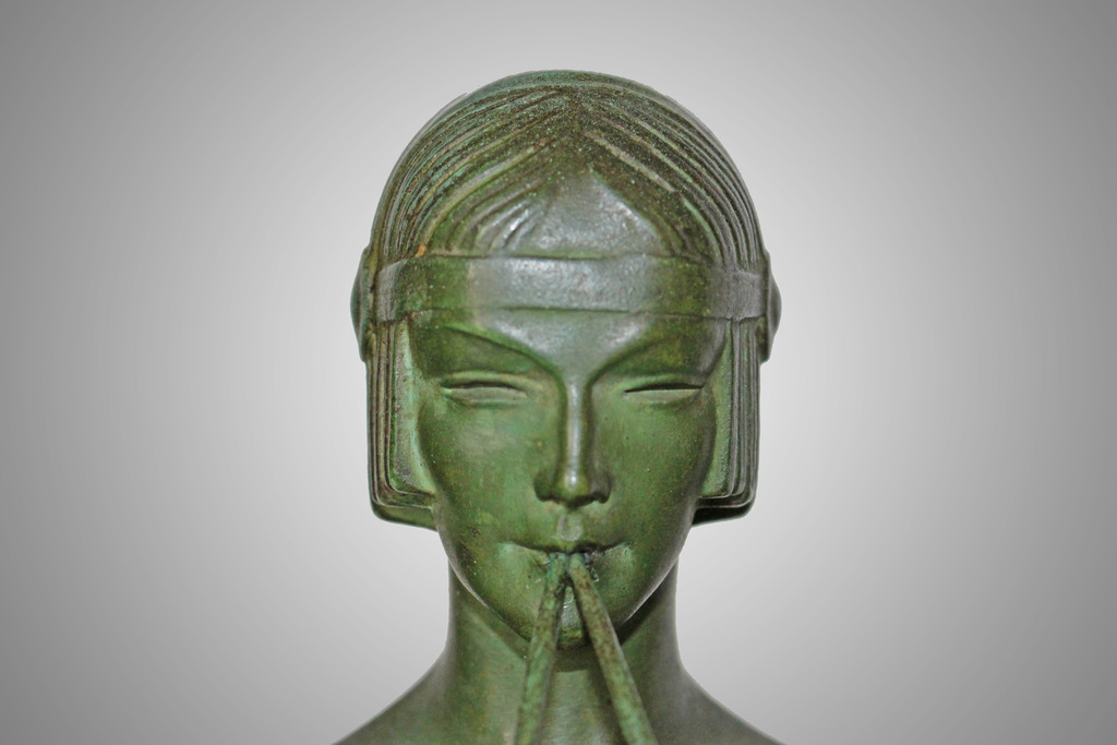 Max Le Verrier Great Art Deco Sculpture-photo-3