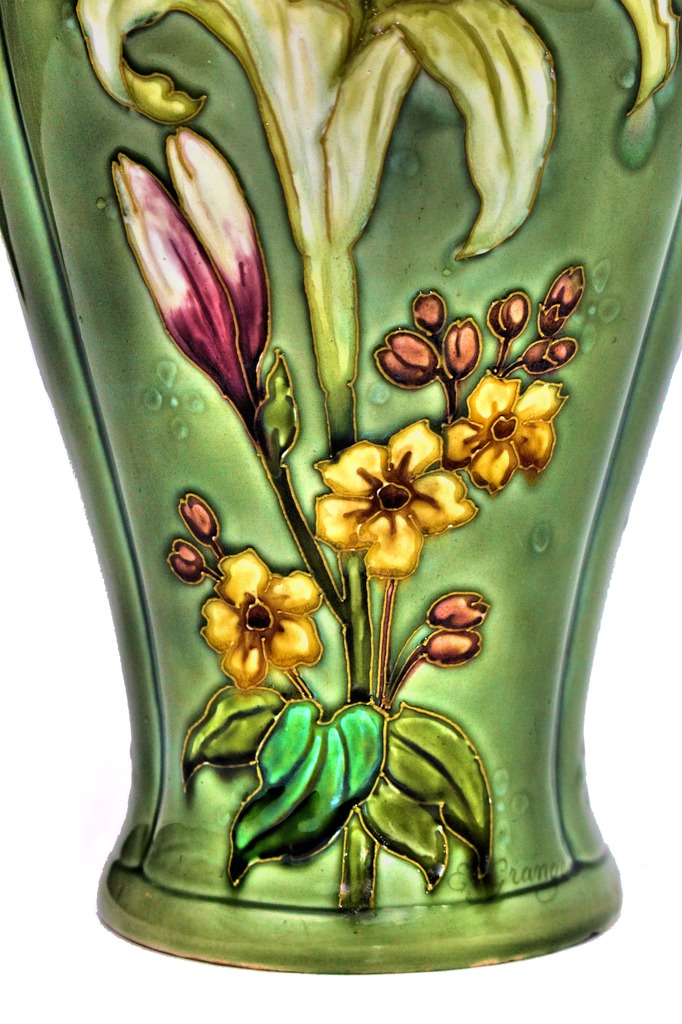  Sèvres Vase en faïence Art Nouveau circa 1900-photo-5