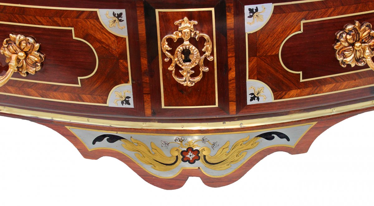 Commode Louis XIV estampillée J*L*F DELORME-photo-2