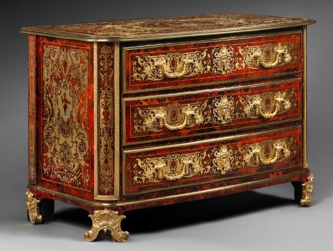 Commode Louis XIV estampillée J*L*F DELORME-photo-8