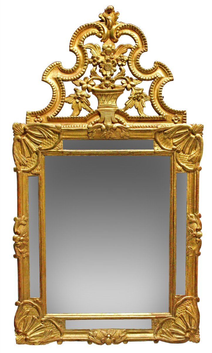 Provençal Mirror In Golden Wood Late Eighteenth