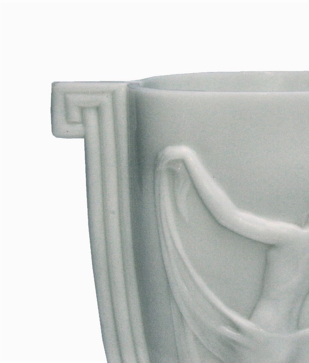 Etling Grand Vase Art Déco Modèle 155-photo-2