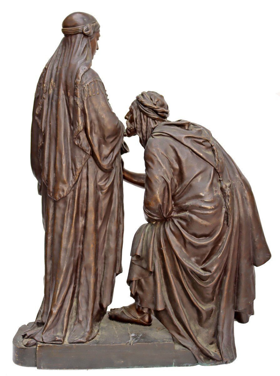 E. Guillemin (1841-1907) Monumental Orientalist Bronze Nineteenth-photo-2