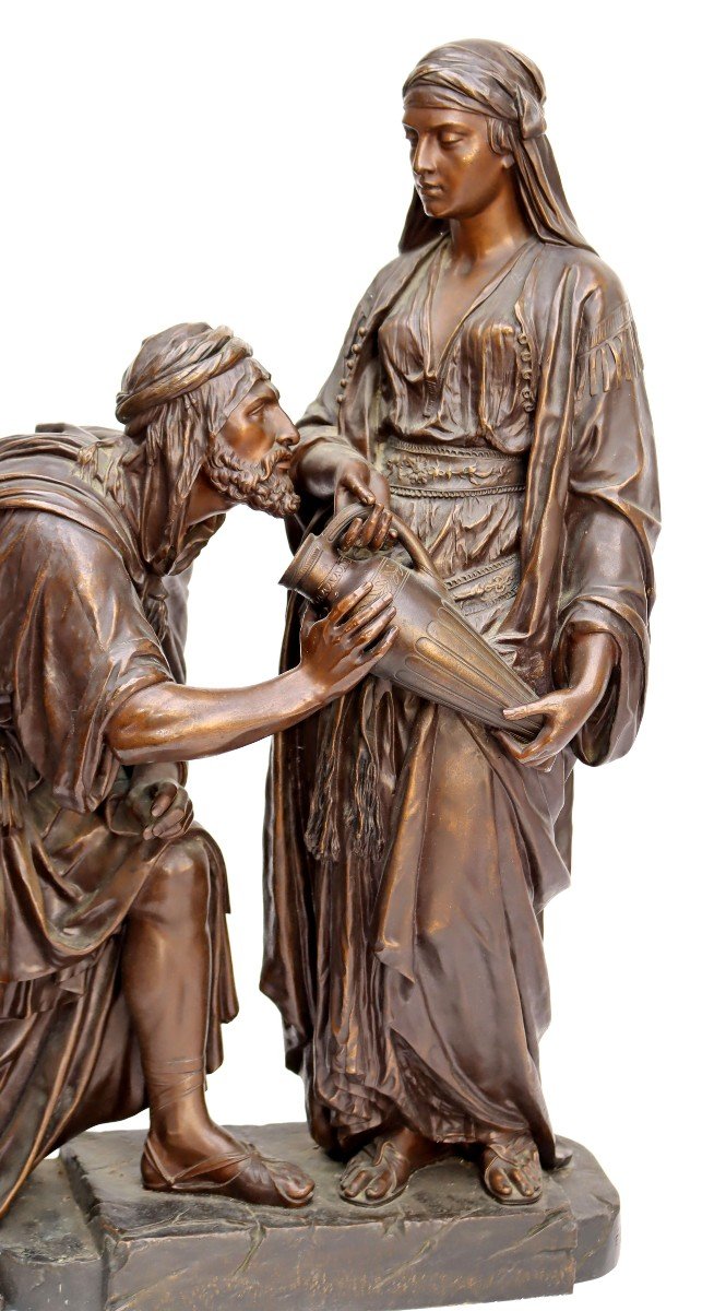 E. Guillemin (1841-1907) Monumental Orientalist Bronze Nineteenth-photo-3