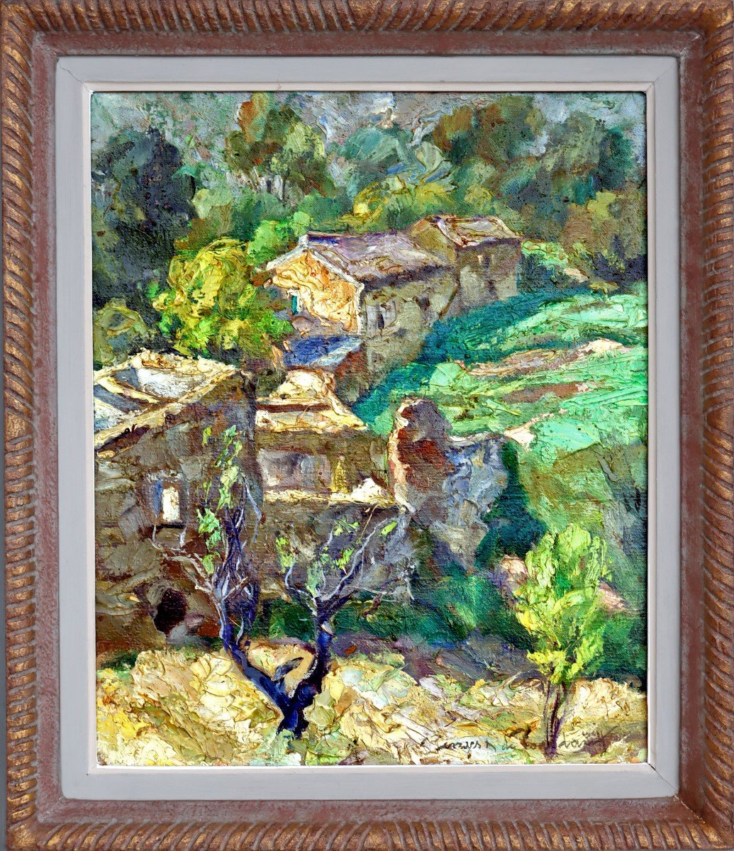 Georges A. De Pogedaieff (1897-1971) Paysage Du Luberon