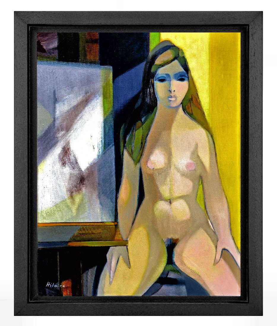 Camille Hilaire (1916-2004) Large Cubist Nude-photo-2