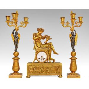 Garniture Empire "Venus et l'Amour"