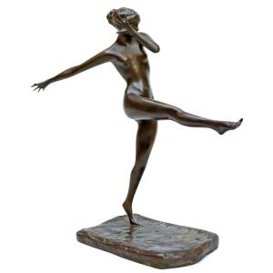 Le Prince Troubetzkoy (1866-1938) Bronze Danseuse Figurant Lady Constance