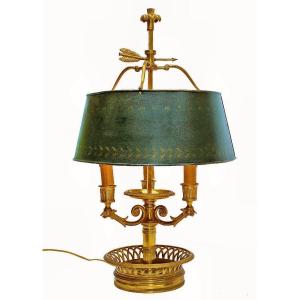 Empire Directoire Hot Water Bottle Lamp, 19th Century