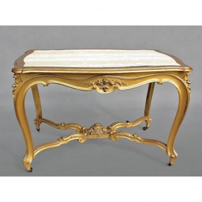 Napoleon III Gilt Wood Table