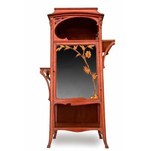 Art Nouveau Mahogany Display Case - Nancy School