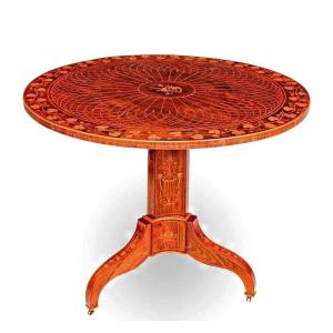 Large Charles X Marquetry Table