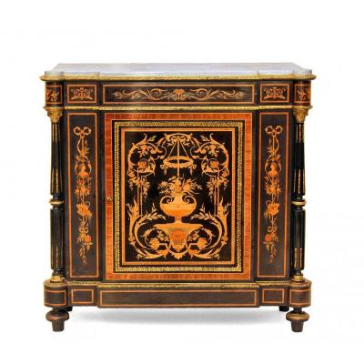 Napoleon III Support Cabinet In Marquetry