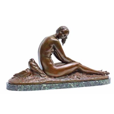 Joseph Cormier (1869-1950) Large Bronze Art Deco