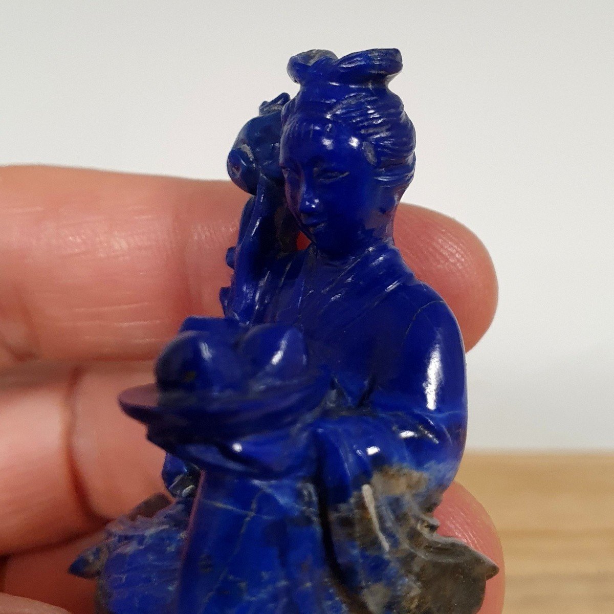 Sculpture En Lapis-lazuli - Lapis Lazuli - Chine-photo-2