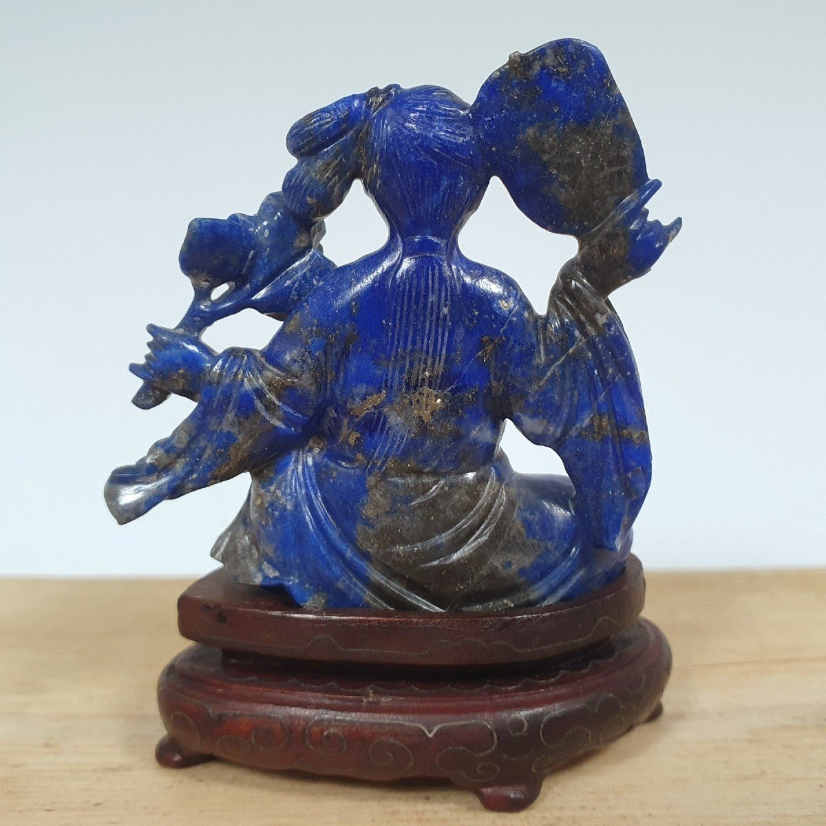 Sculpture En Lapis-lazuli-photo-2