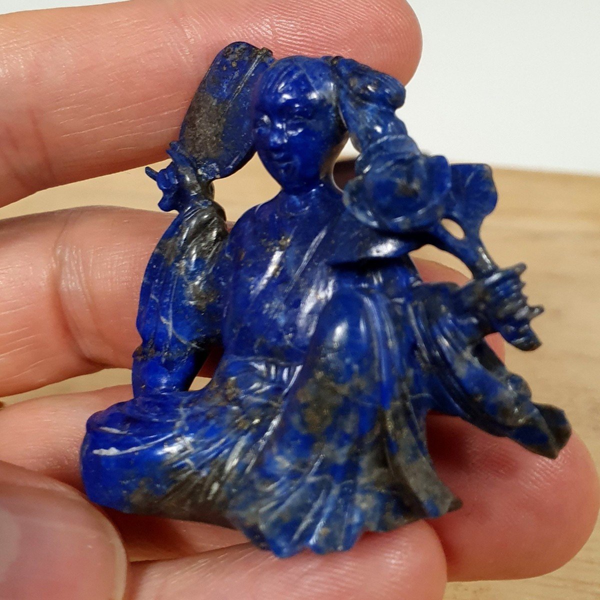 Sculpture En Lapis-lazuli-photo-1