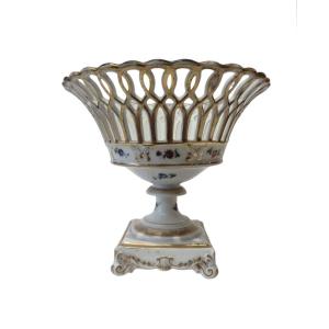 Old Paris Perforated Fruitbowl