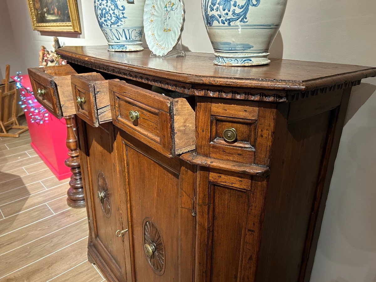 Sideboard From The Emilia-veneto Area Of ​​the Seventeenth Century-photo-3