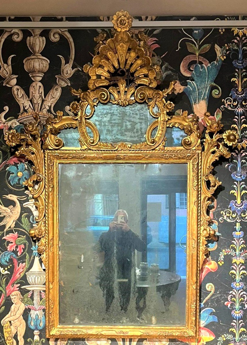 Important Venetian Mirror From The First Half Of The Eighteenth Century. (175 X 130)