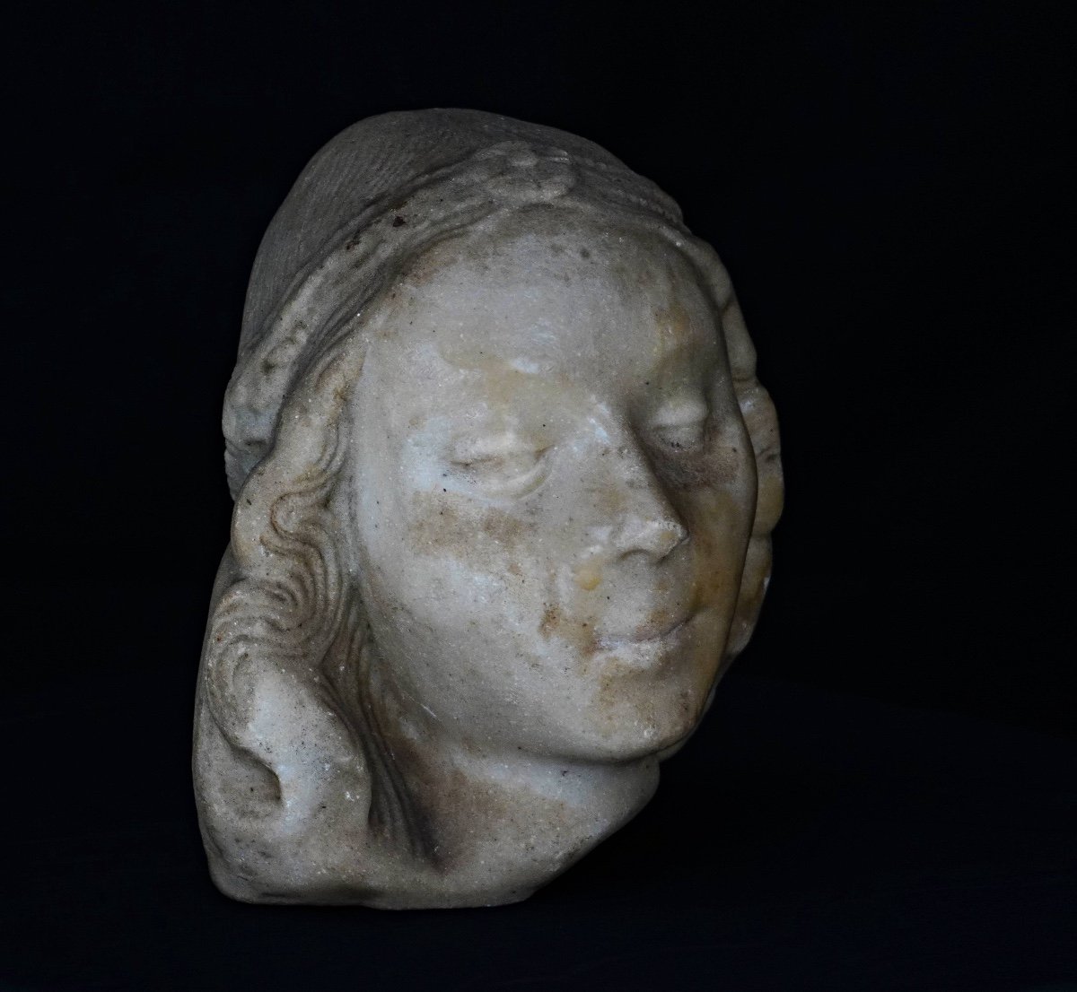 Antique Wax Model Representing Flora (?)-photo-4