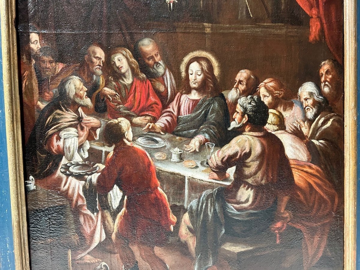 "last Supper", 17th Century Bassano School.-photo-4