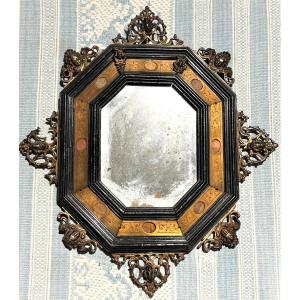 Elegant Seventeenth-century Roman Mirror Frame.