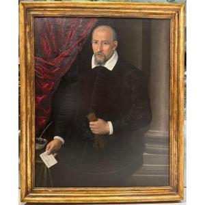 Portrait Of A Member Of The Florentine Della Rena Family - Attr. To Gabriele Ferrantini 