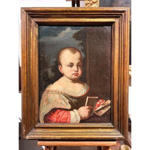 Antonio Amorosi - A Child With A Deck Of Cards Drops The Ace. End Of The 17th-begin Of The 18th