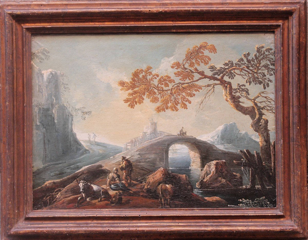 Giulio Bucci (Faenza 1711 - 1776) Paysage